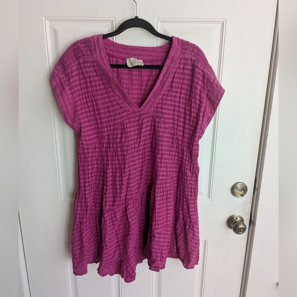 August Resortwear Pink Cover Up Dress